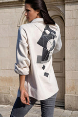 Ecru Women Shirt