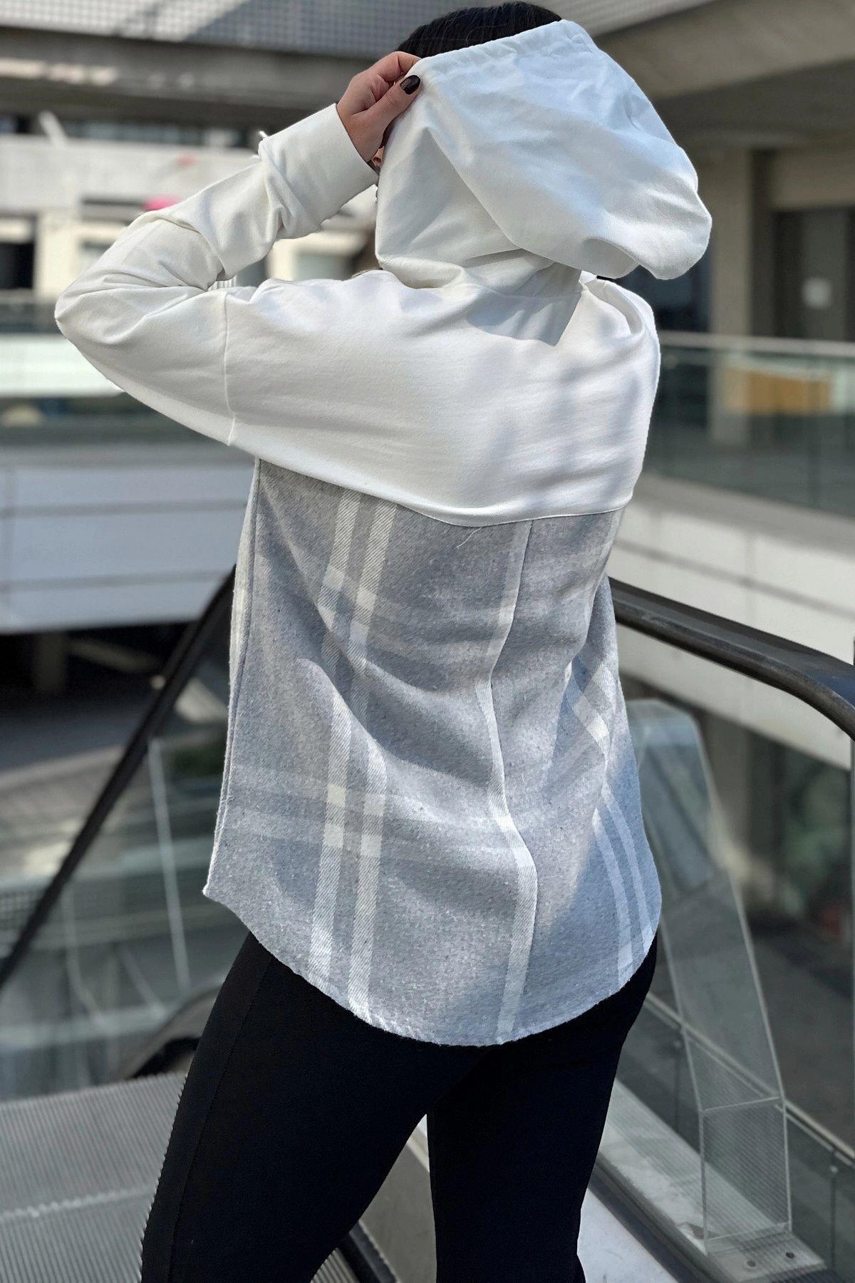 Gray Women Sweatshirt