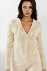 Ecru Women Cardigan