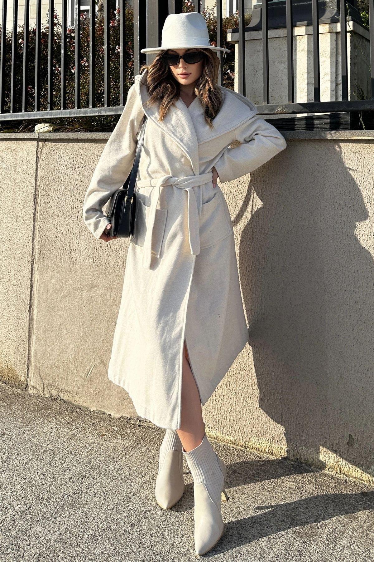 Ecru Women Coat