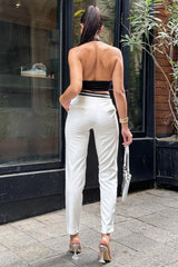 Ecru Women Pants
