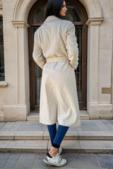 Ecru Women Coat