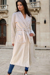 Ecru Women Coat