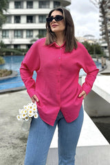 Fuchia Women Shirt