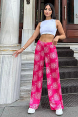 Fuchia Women Pants
