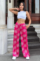 Fuchia Women Pants