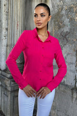 Fuchia Women Shirt