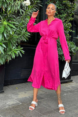Fuchia Women Dress