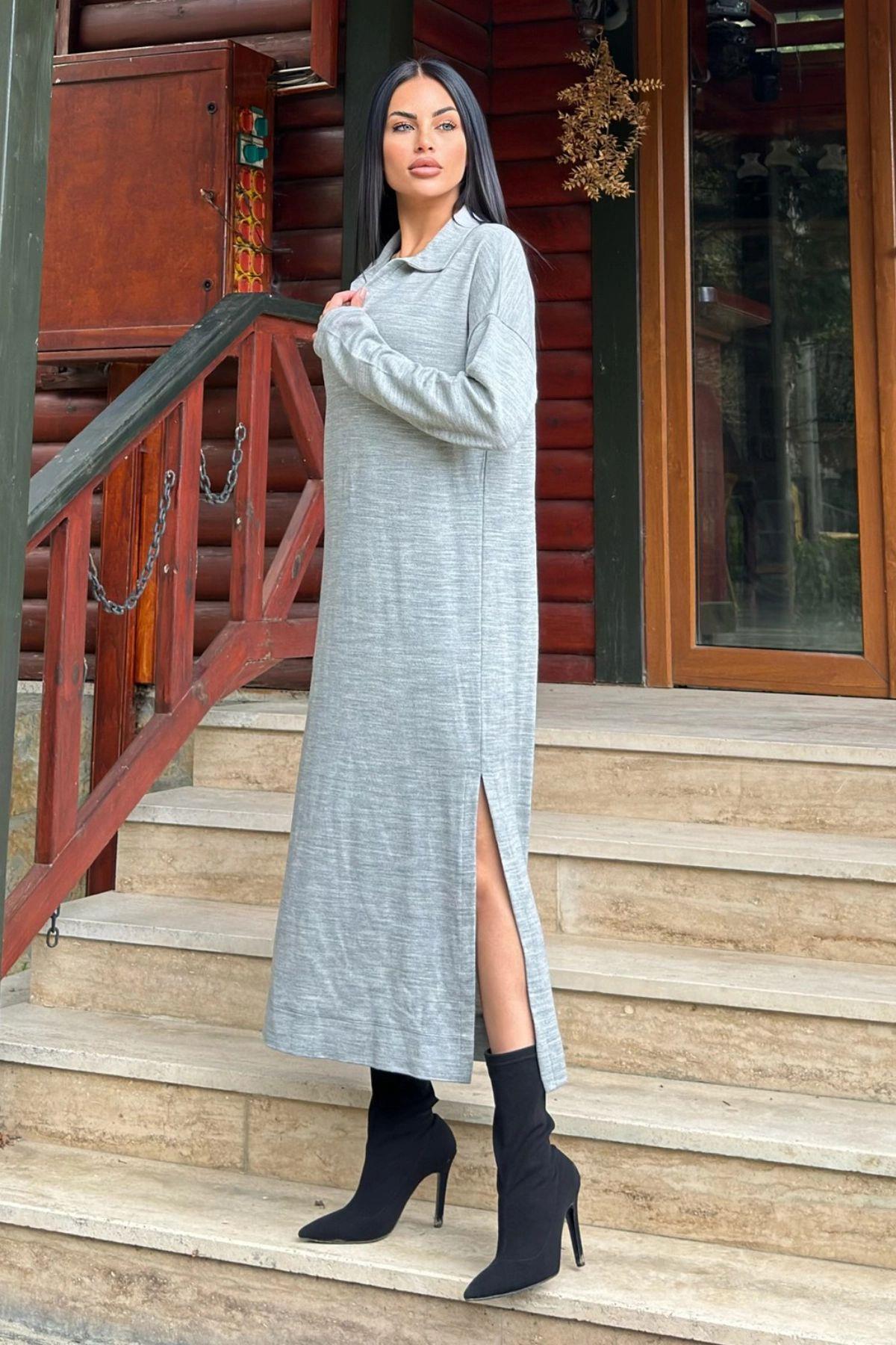 Grey Women Dress