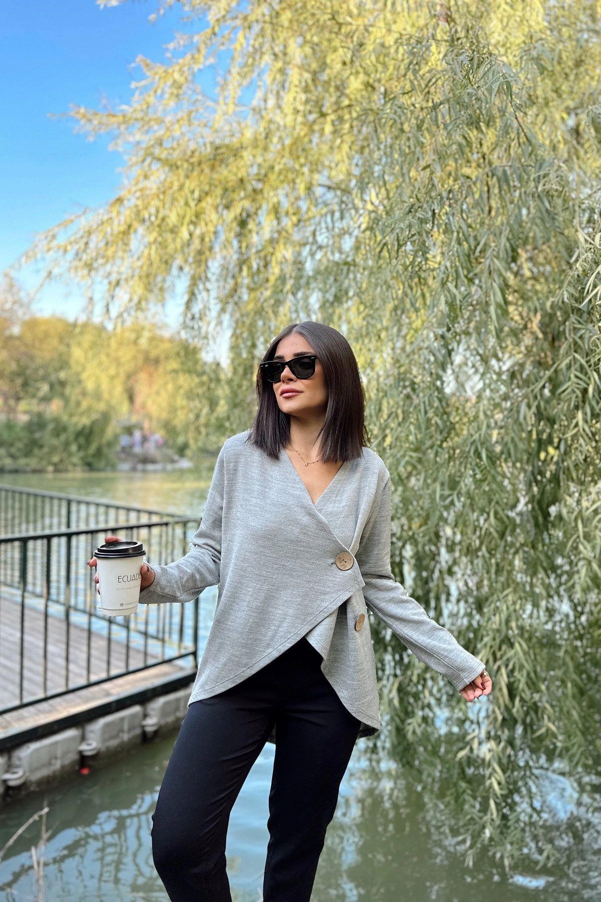 Grey Women Cardigan