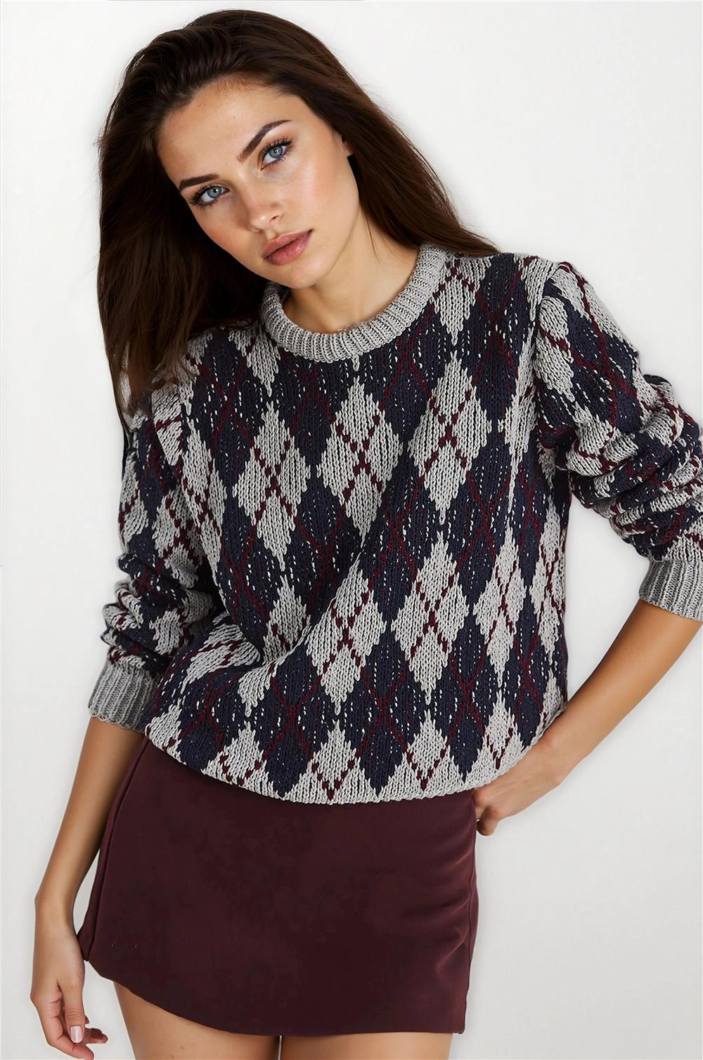 Grey Women Sweater