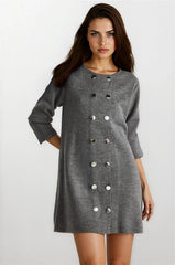 Gray Melange Women Dress