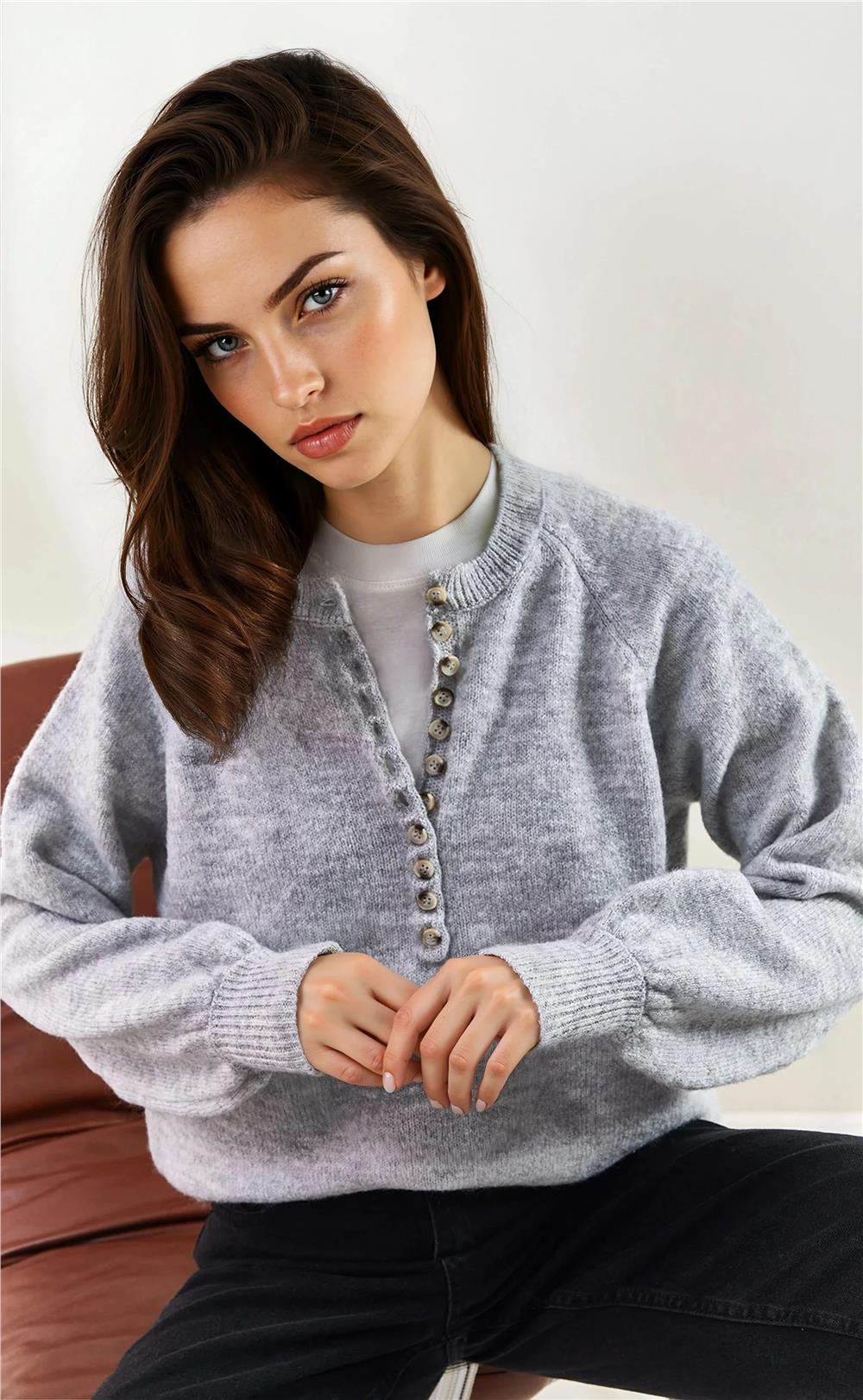 Grey Women Sweater