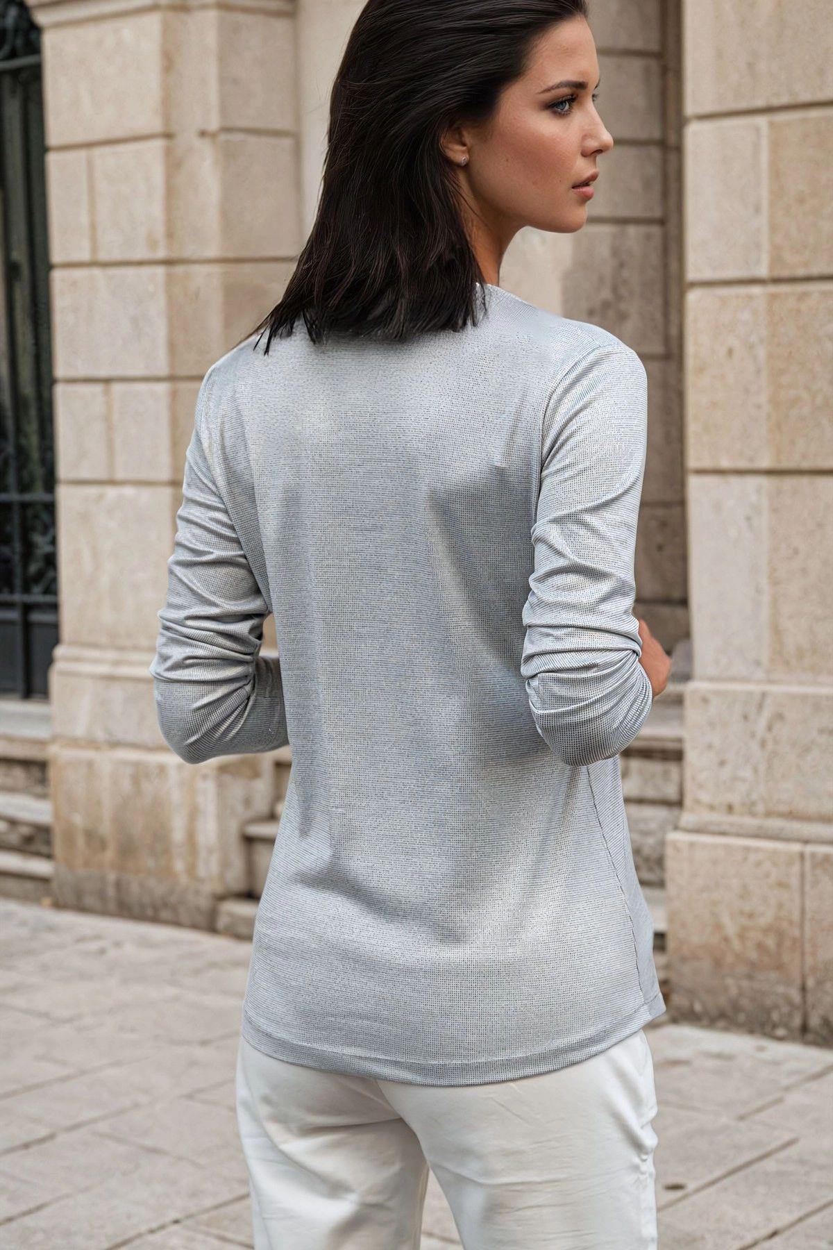 Grey Women Blouse