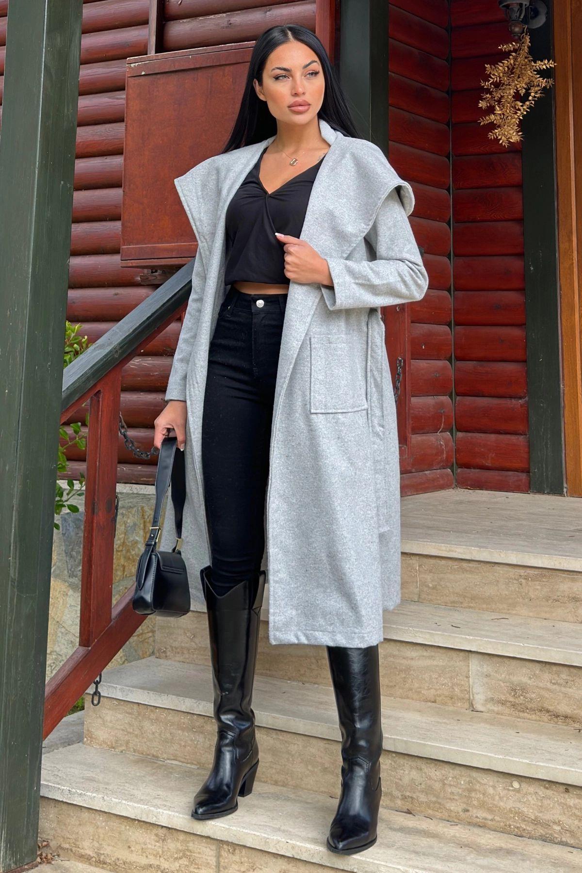 Grey Women Coat