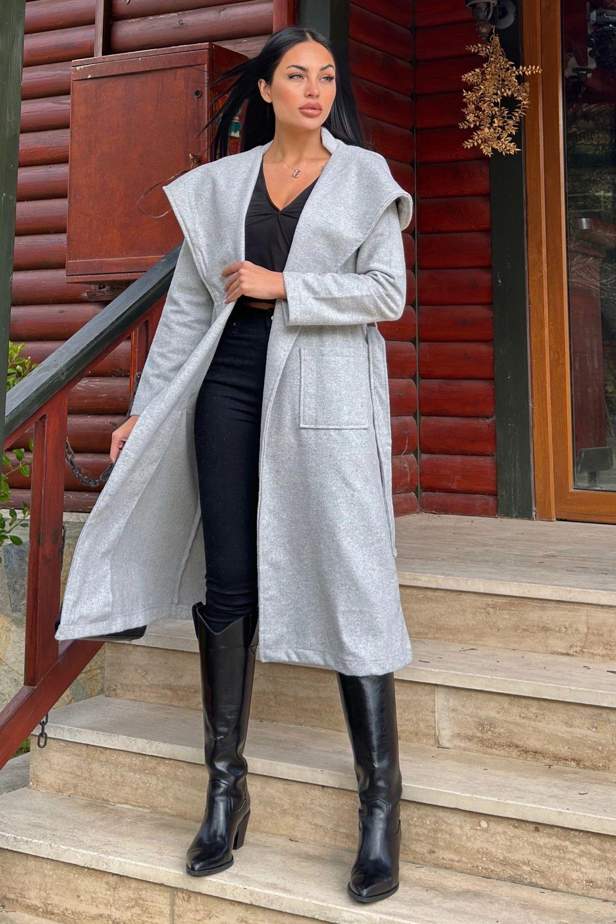 Grey Women Coat