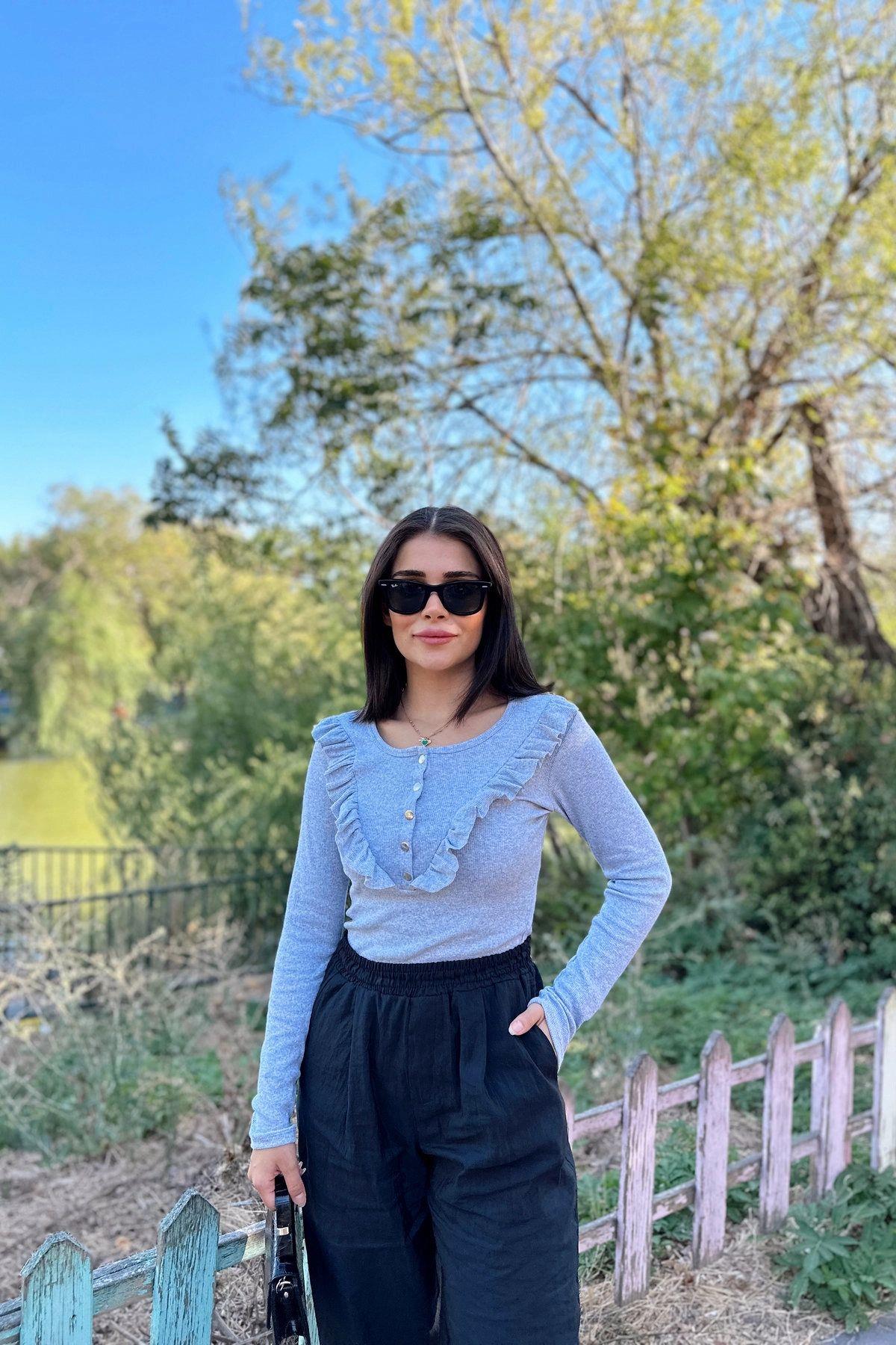 Grey Women Blouse