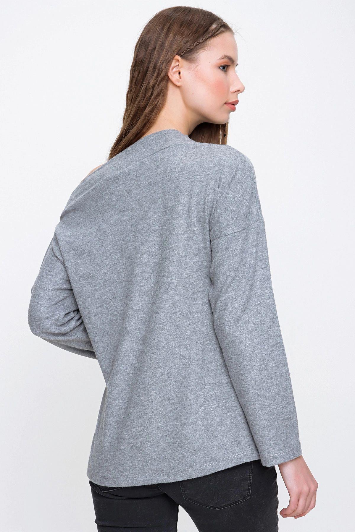 Grey Women Blouse