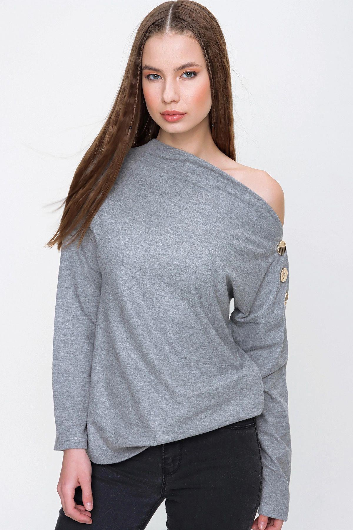 Grey Women Blouse