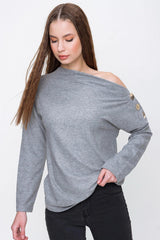 Grey Women Blouse