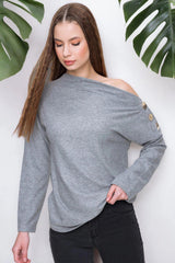 Grey Women Blouse