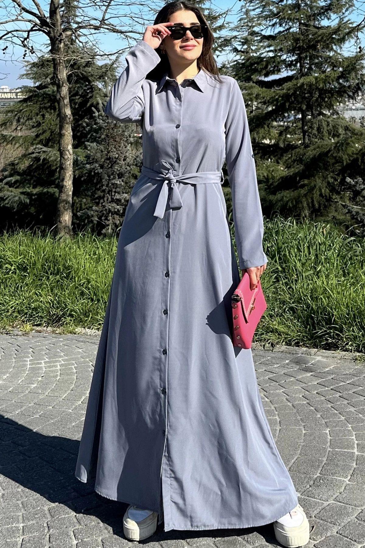 Gray Women Dress