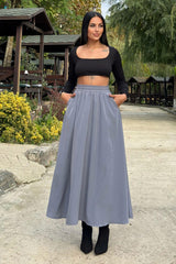 Grey Women Skirt