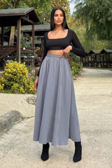 Grey Women Skirt