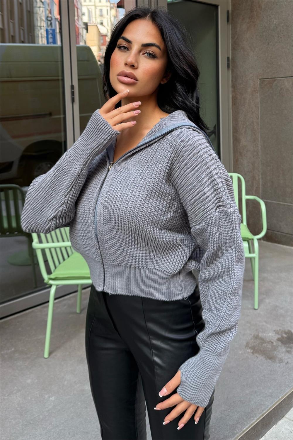 Grey Women Sweater