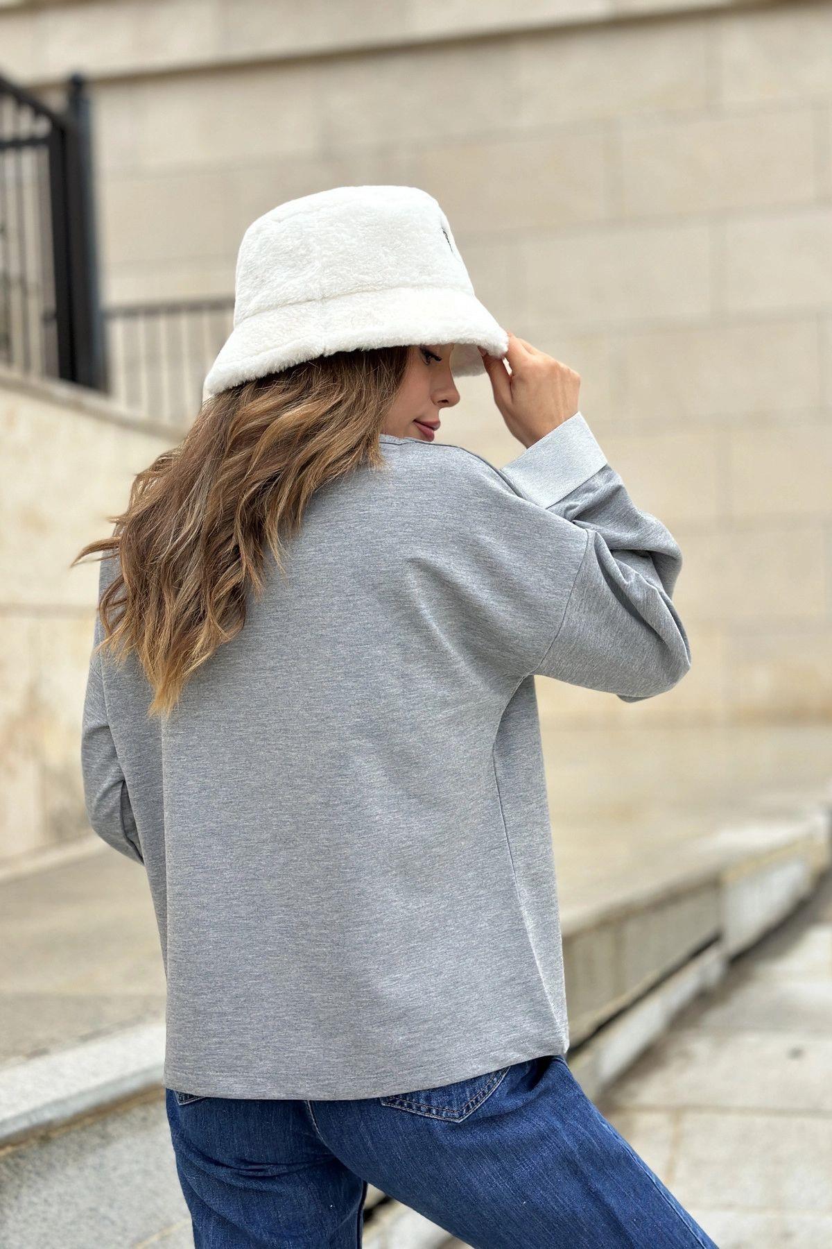 Grey Women Blouse