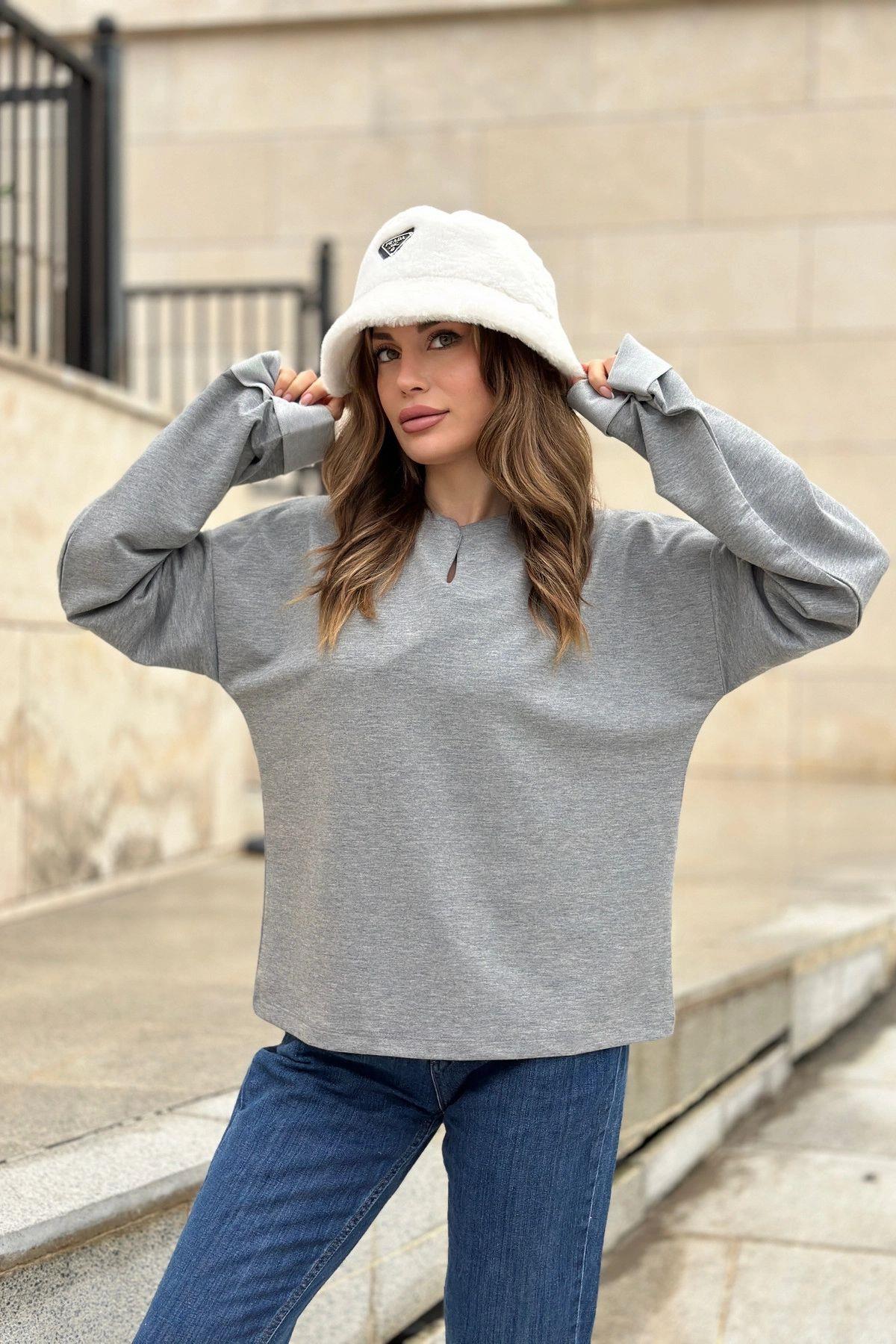 Grey Women Blouse