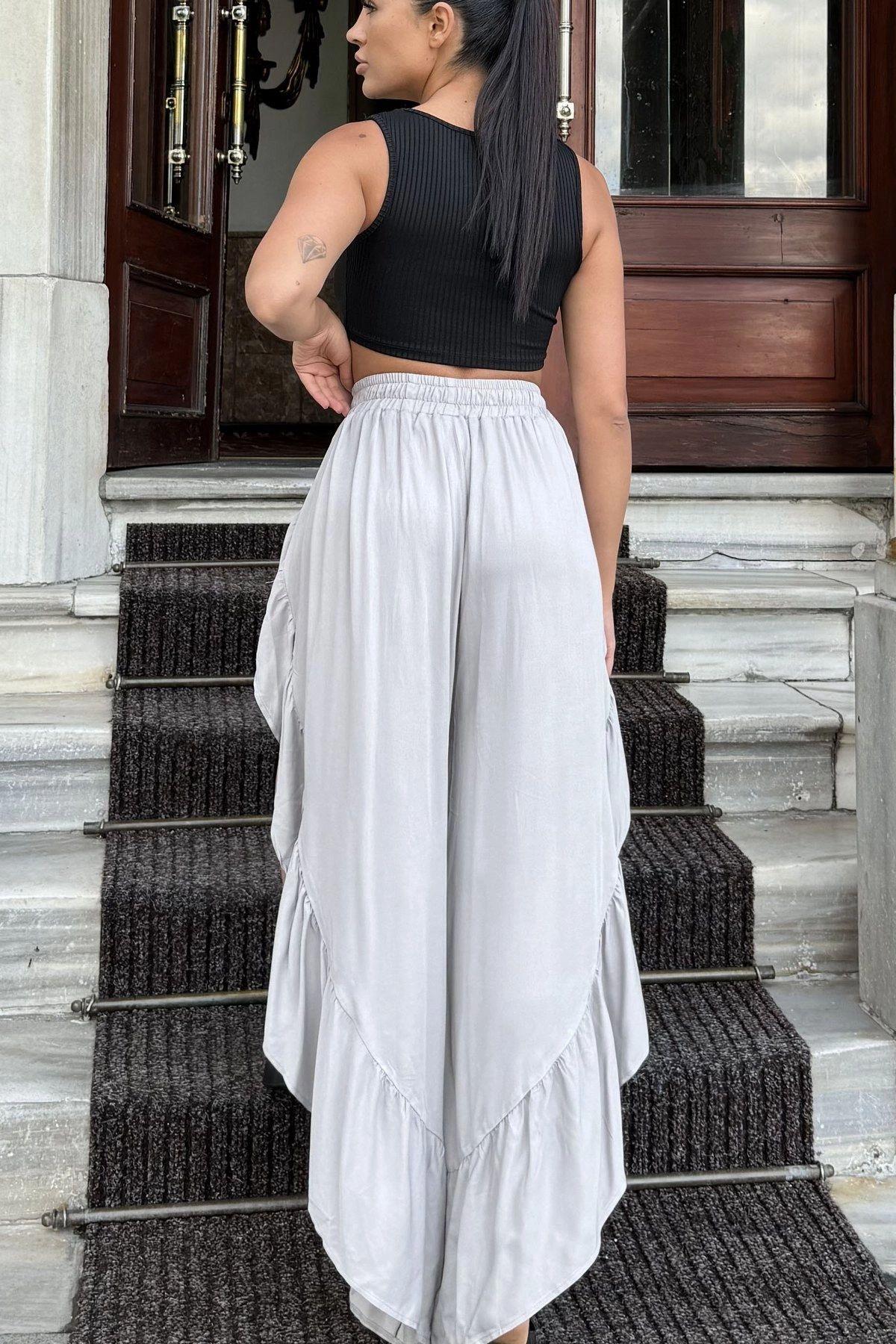 Grey Women Pants