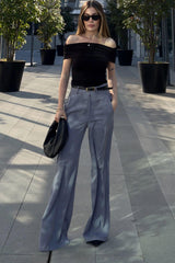 Grey Women Pants