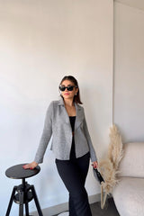 Grey Women Jacket