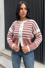 Dried Rose Women Cardigan