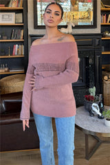 Dried Rose Women Sweater