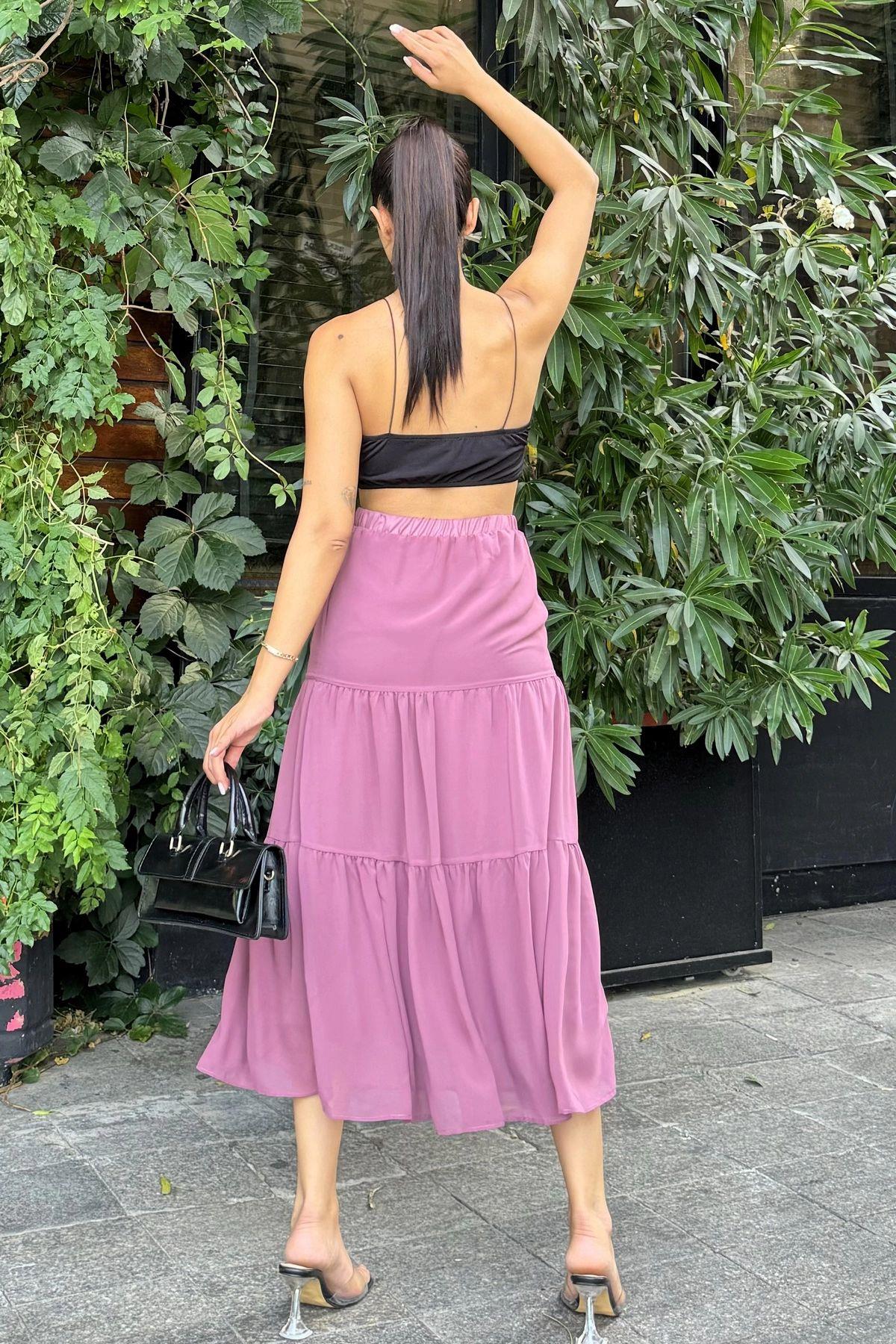 Dried Rose Women Skirt