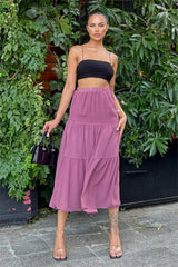 Dried Rose Women Skirt