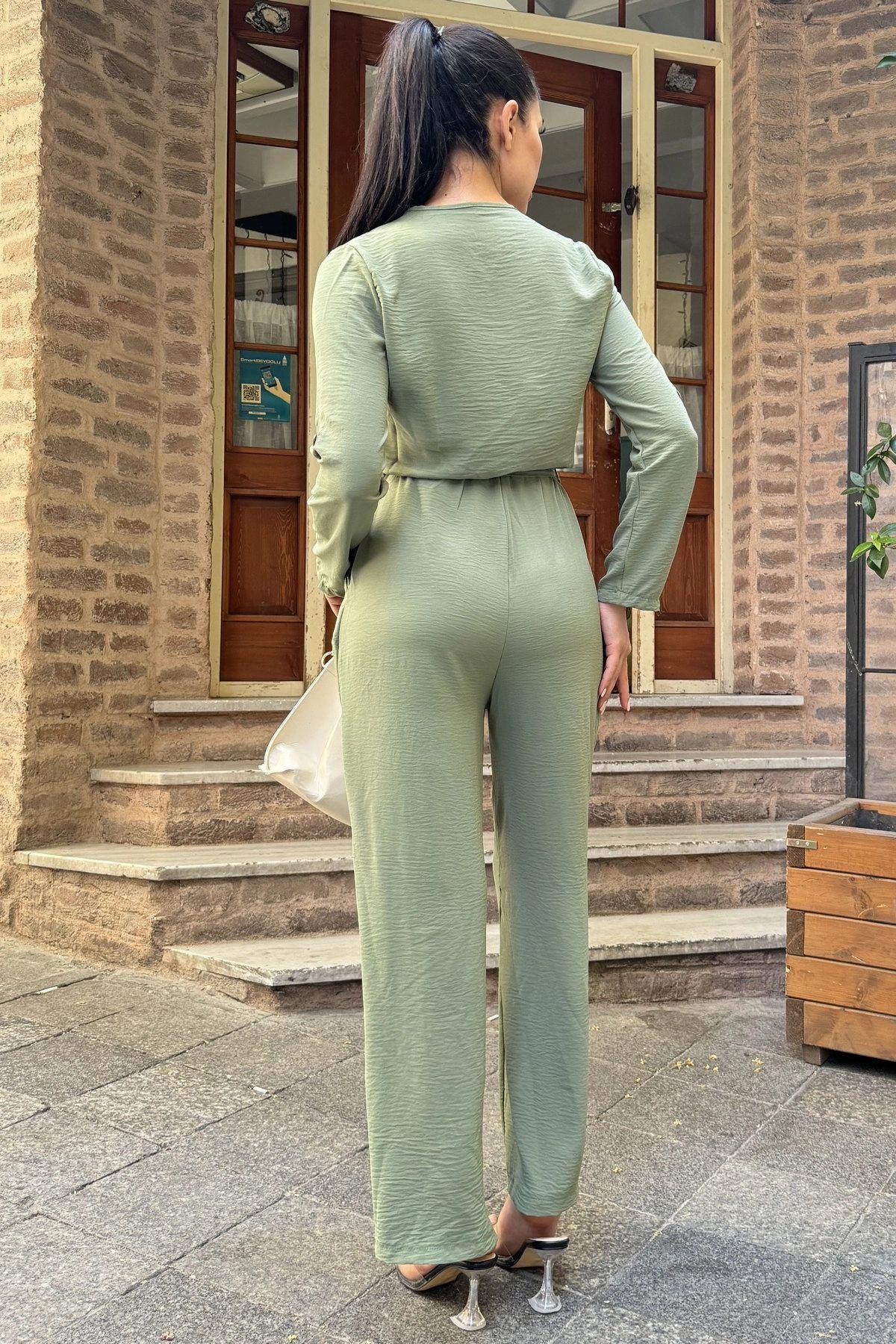 Khaki Women Jumpsuit