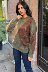 Khaki Women Sweater