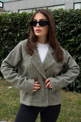 Khaki Women Jacket