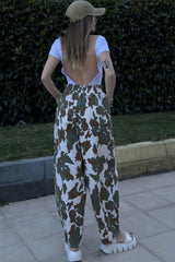 Khaki & Ecru Women Pants