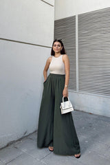 Khaki Women Pants