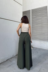 Khaki Women Pants