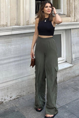 Khaki Women Pants