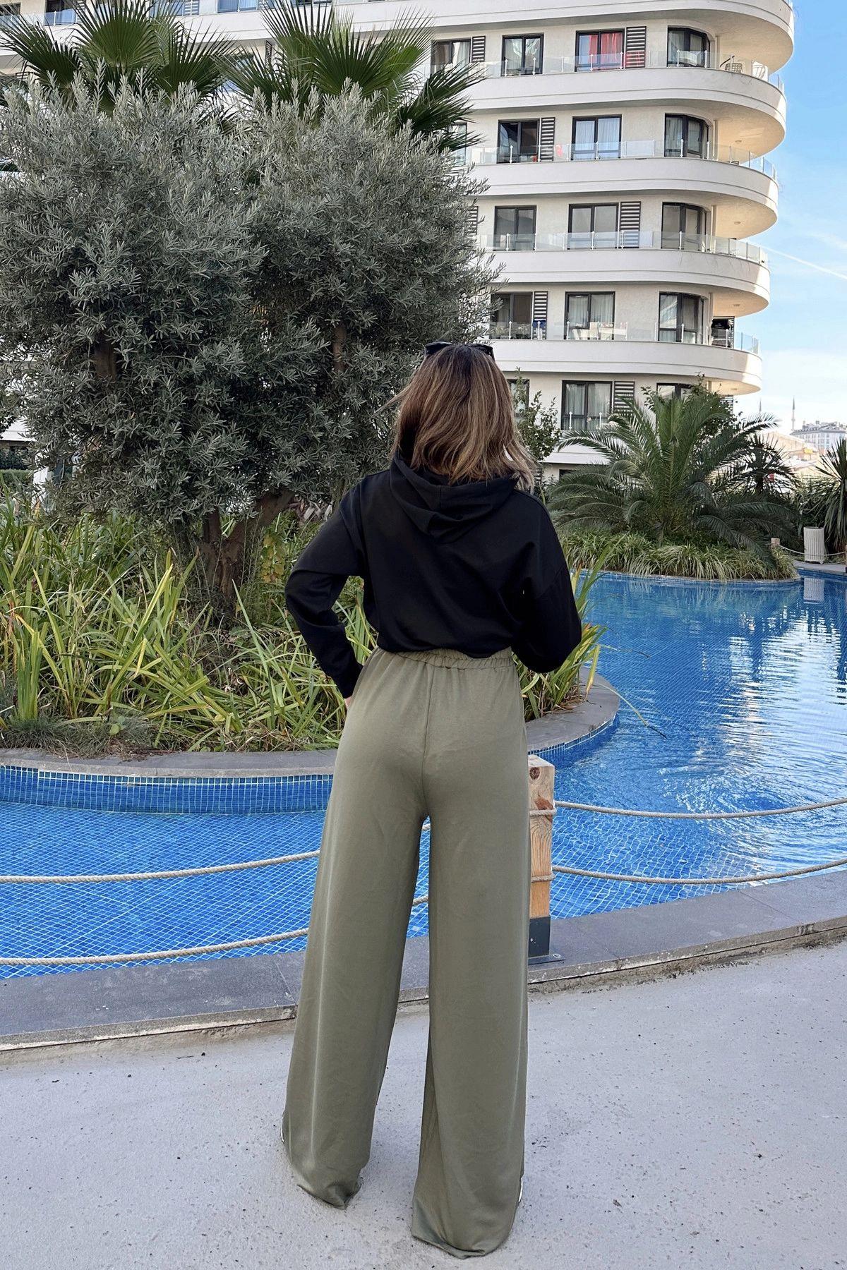 Khaki Women Pants