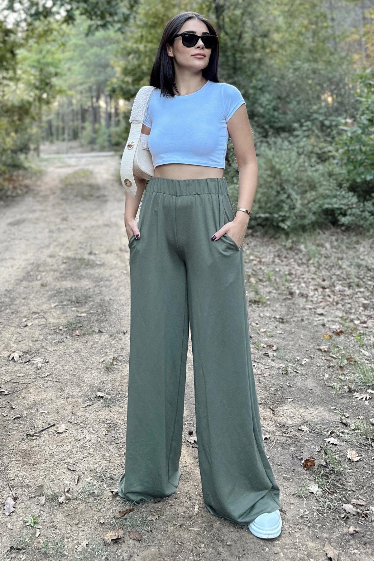 Khaki Women Pants