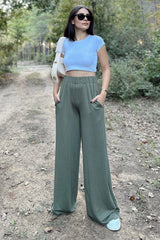 Khaki Women Pants