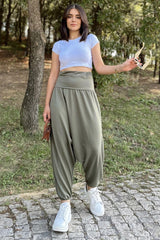 Khaki Women Pants