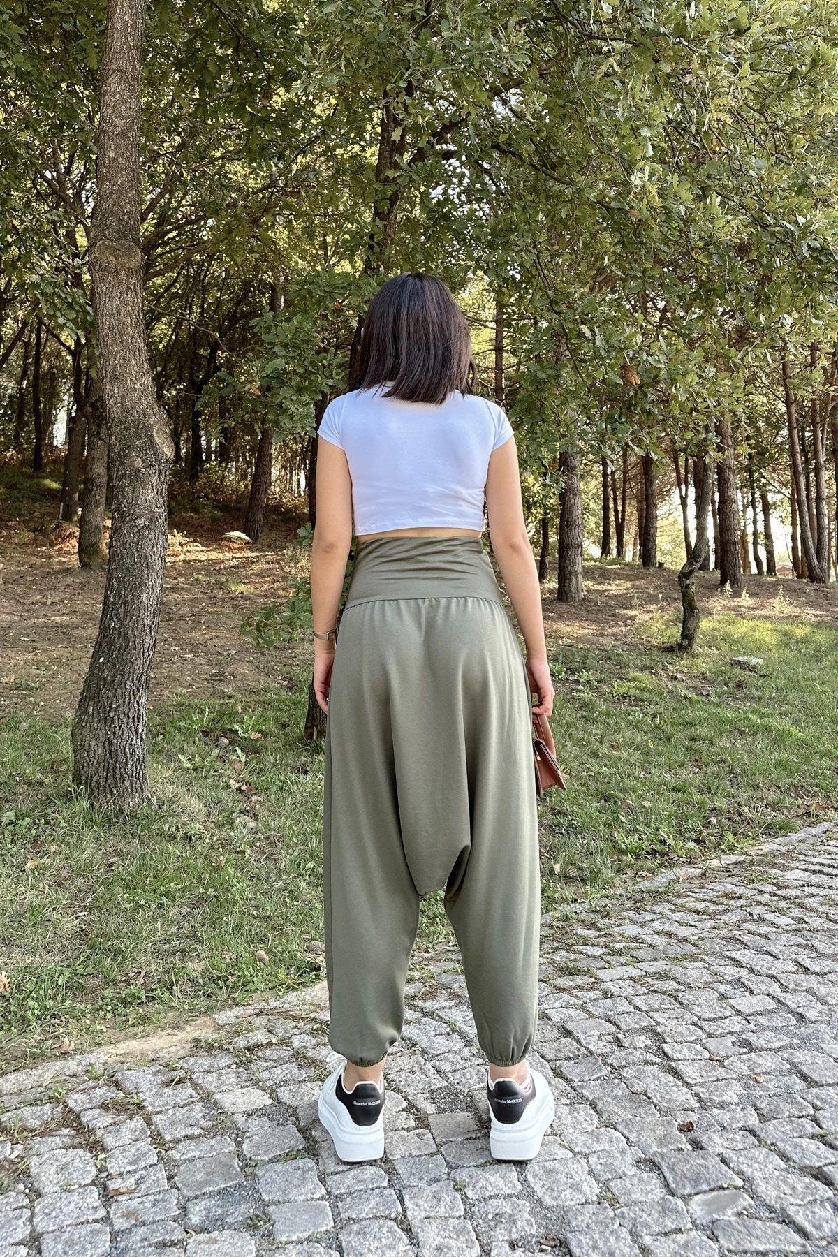Khaki Women Pants